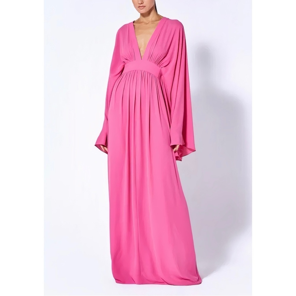 ALEXIS Maxi Long-Sleeve Lilla Kaftan Dress